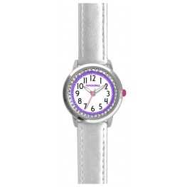 Stříbrné třpytivé dívčí hodinky se kamínky CLOCKODILE SPARKLE CWG5094