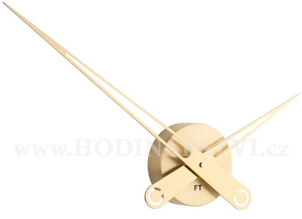 Designové nástěnné hodiny Future Time FT9650GD Hands gold 60cm