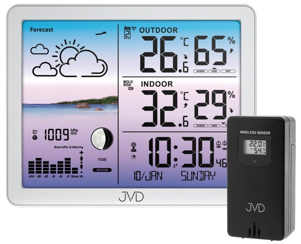 Rádiem řízená meteorologická stanice JVD RB3566.2